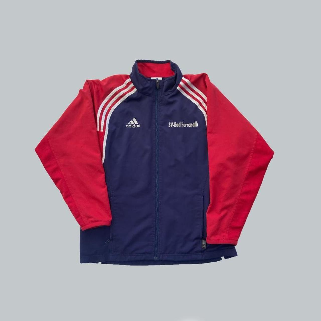 Adidas navy 2025 and red jacket