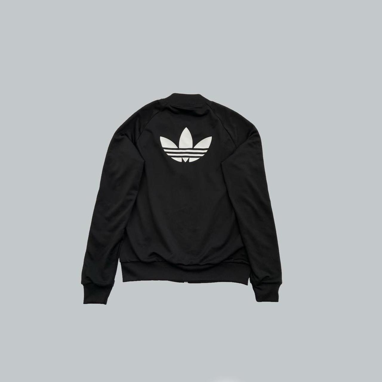 Adidas orders jacket with logo on back