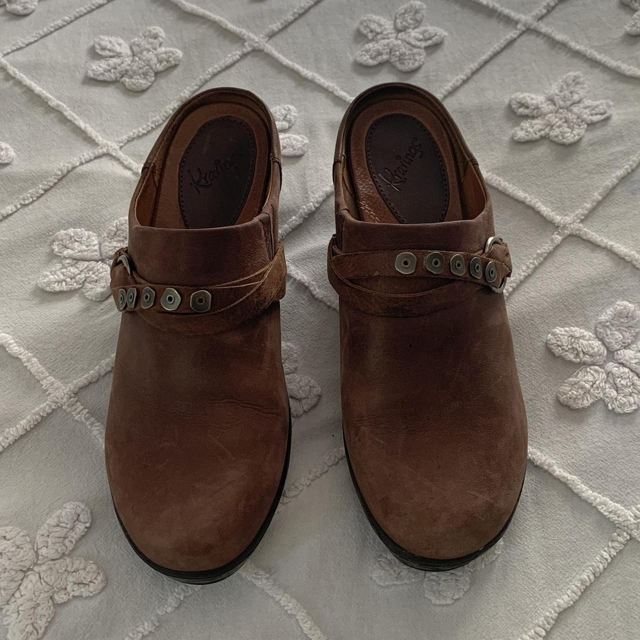 Women's Brown Clogs | Depop