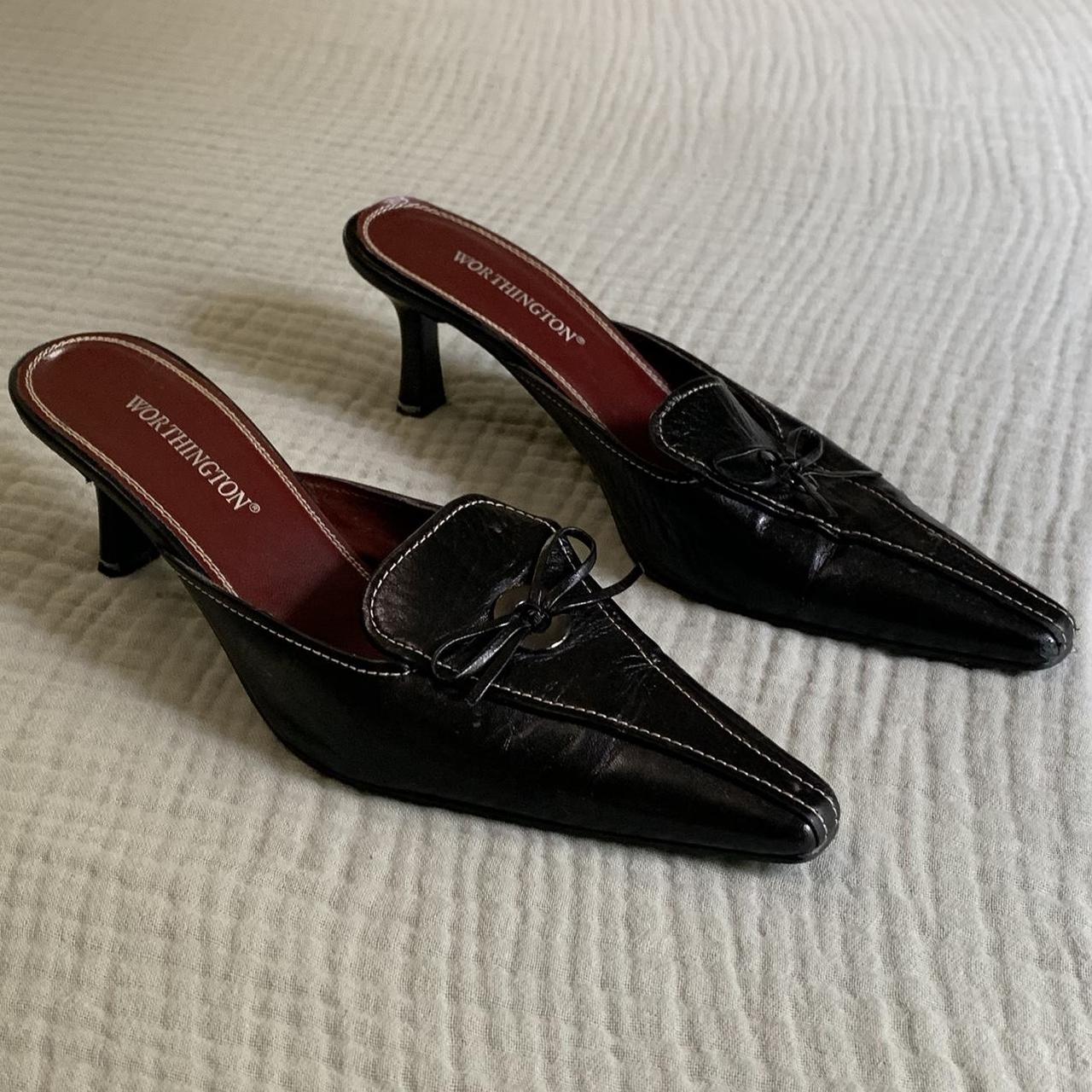 worthington black heels