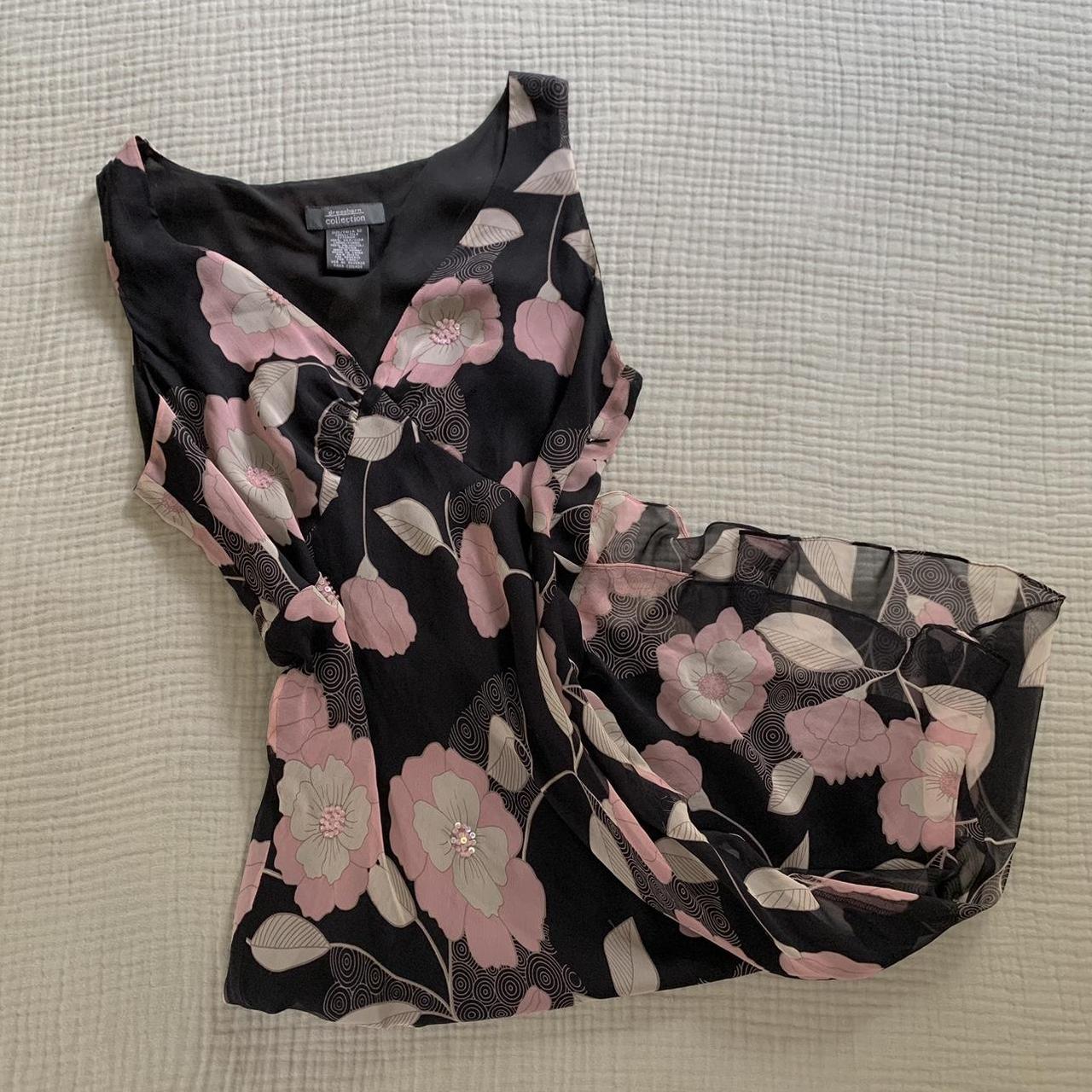 Dress Barn Collection Vintage Floral Slip Dress In... - Depop