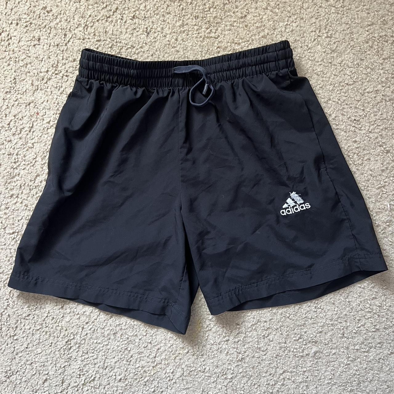 Adidas Men's Black and White Shorts | Depop