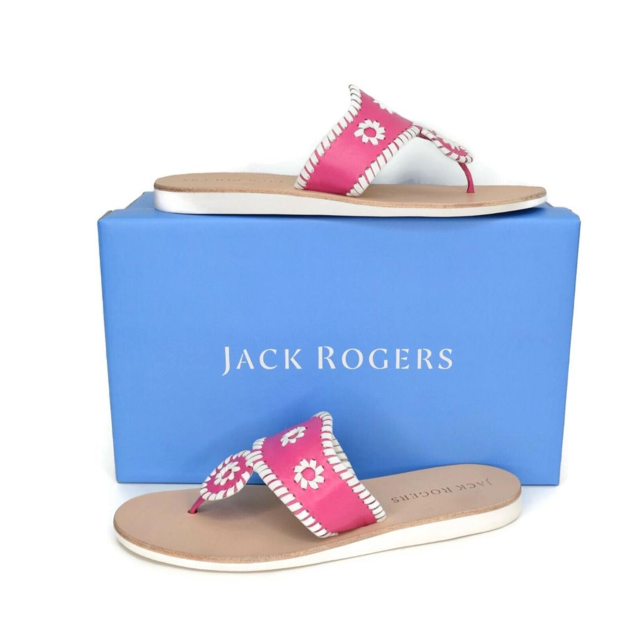 Jack Rogers Blue and Pink Sandals shops