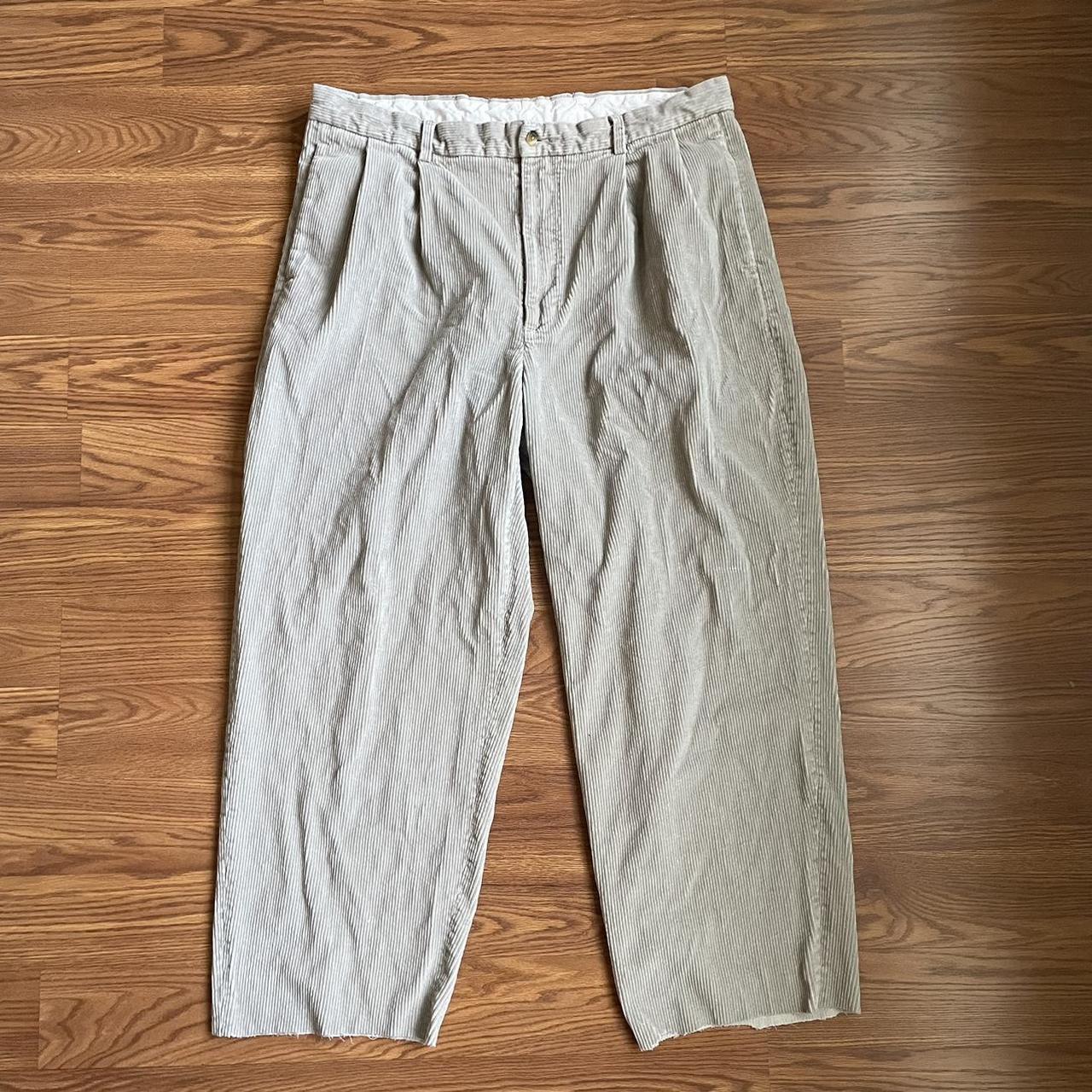 Baggy vintage Nautica corduroy pants 40w x 32 ... - Depop