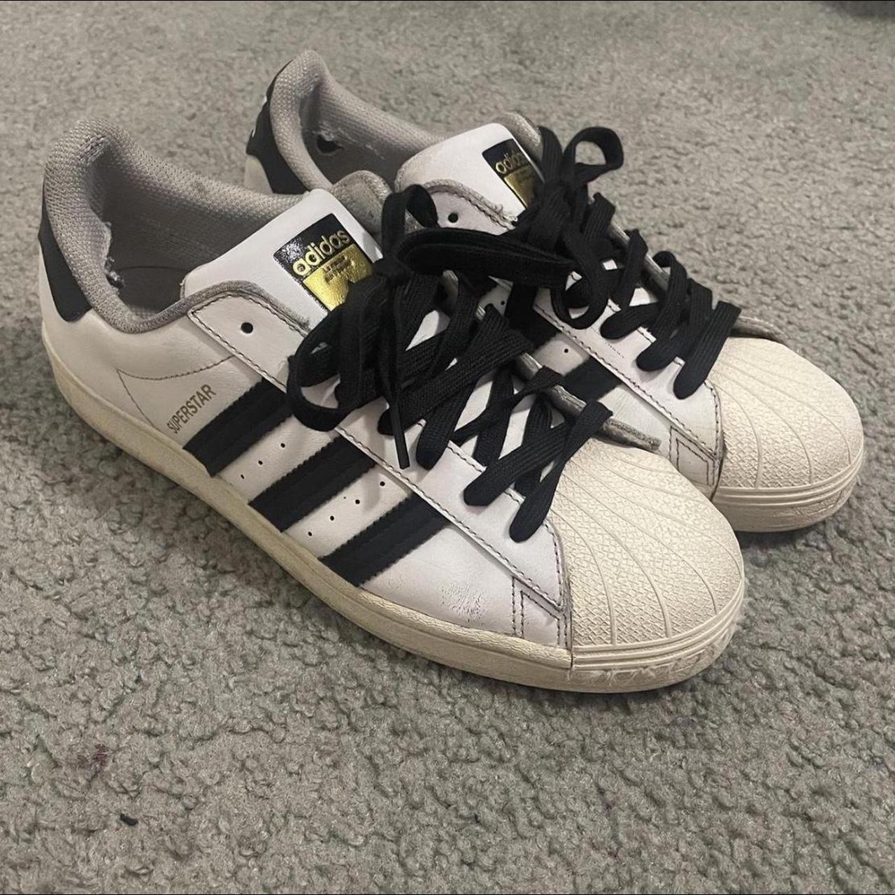 Adidas Superstars white -please use paypal if you... - Depop