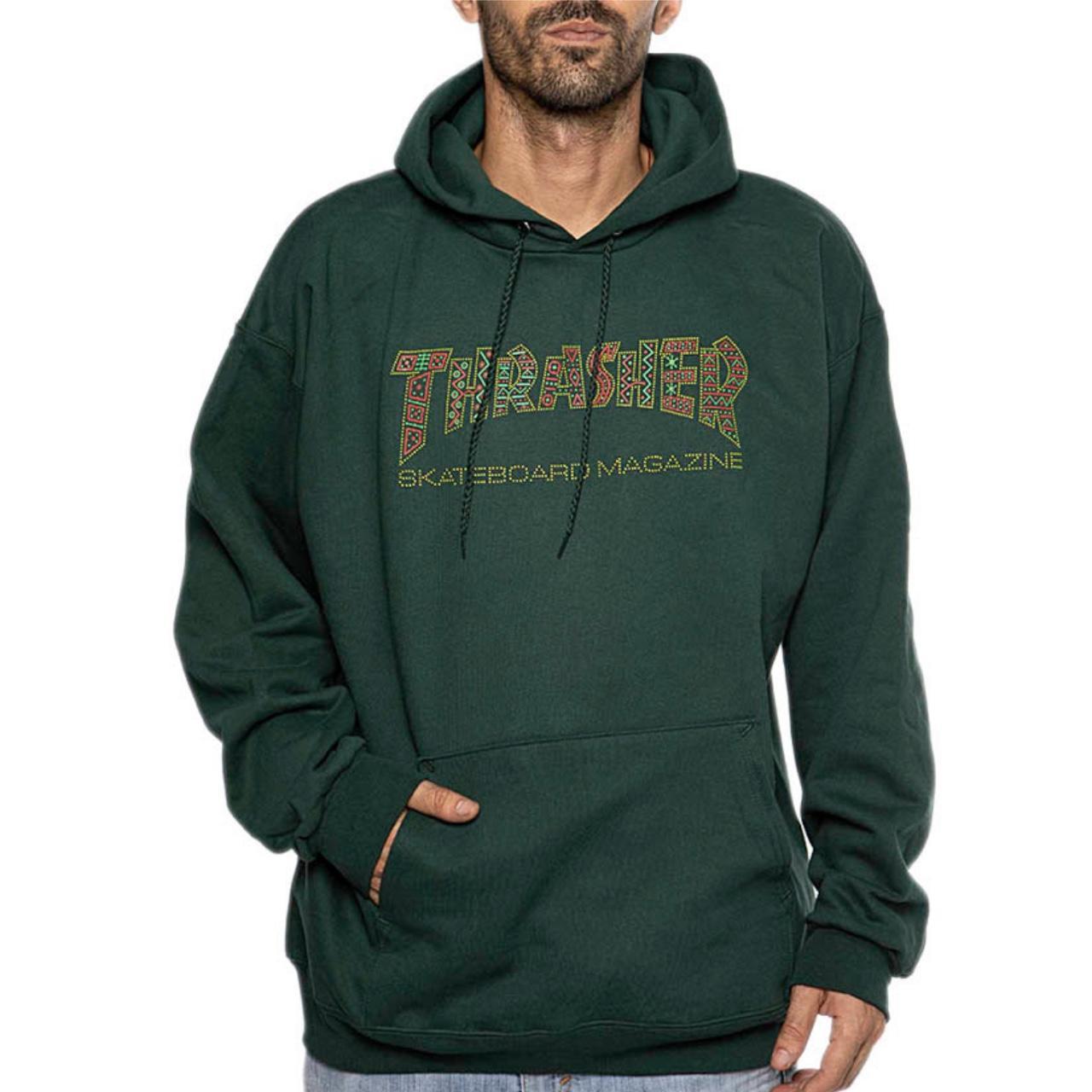 Thrasher deals green hoodie