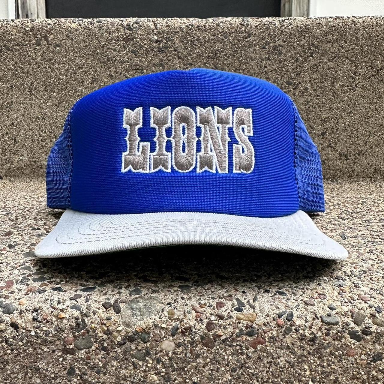 New Era Men's New Era Blue Detroit Lions Classic Trucker