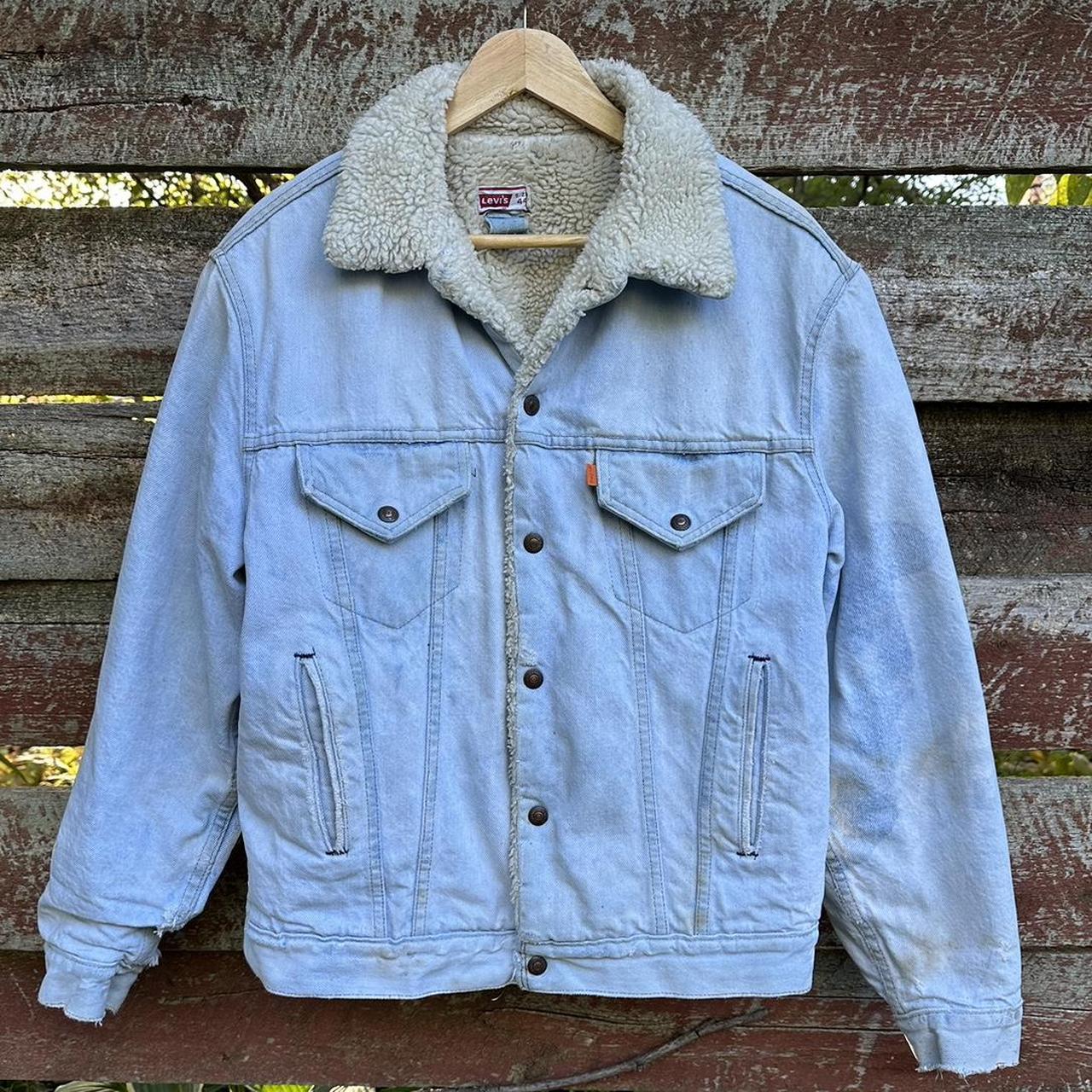 Levi's orange tab hot sale sherpa trucker jacket