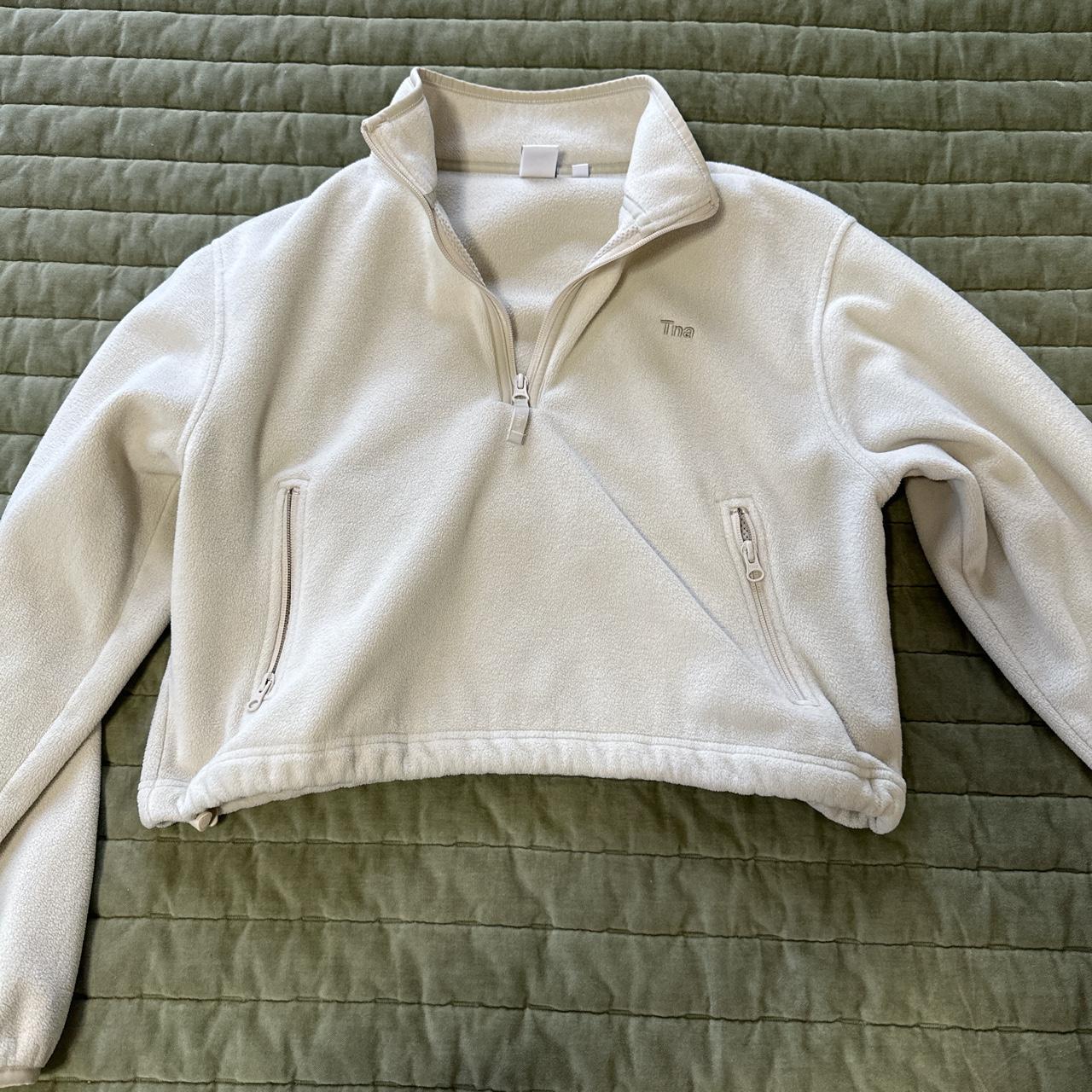 Aritzia Tna fleece - kids size large, fits cropped... - Depop