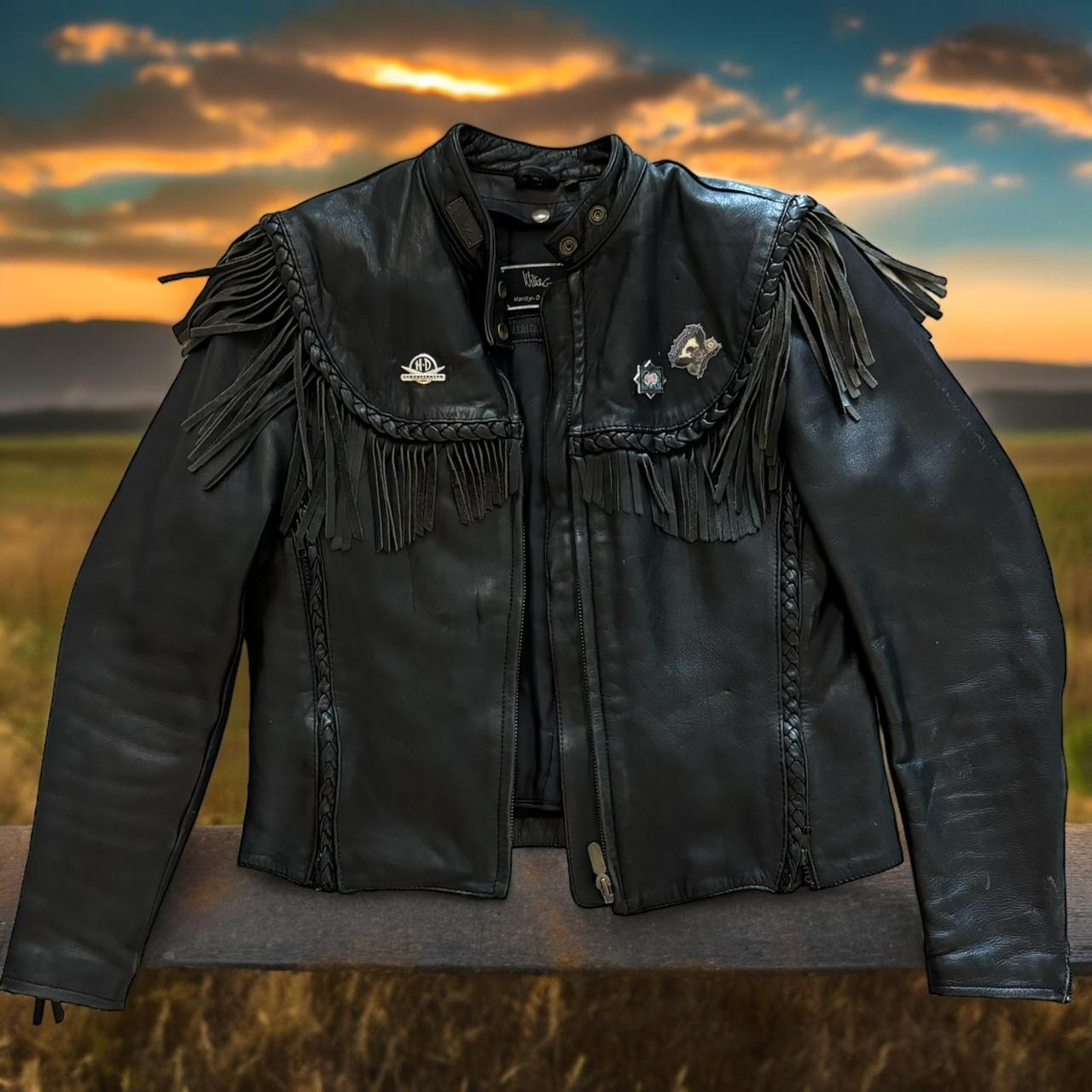 Very cool women’s Harley-Davidson leather high quality jacket W/S