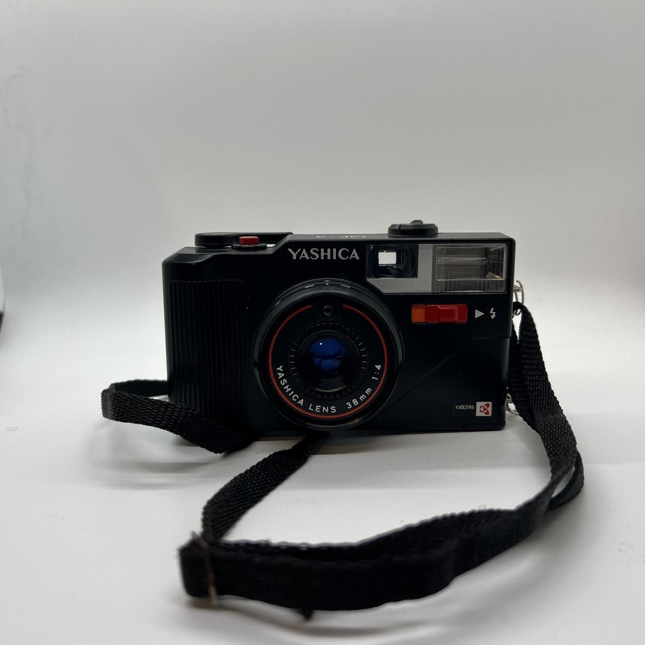 Yashica MF3 Kyocera Black Point & Shoot 35mm Film... Depop