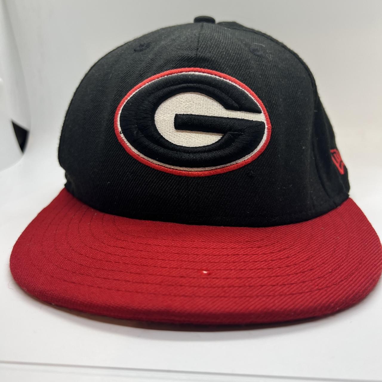 UGA Georgia Bulldogs New Era Fitted Hat Black 59