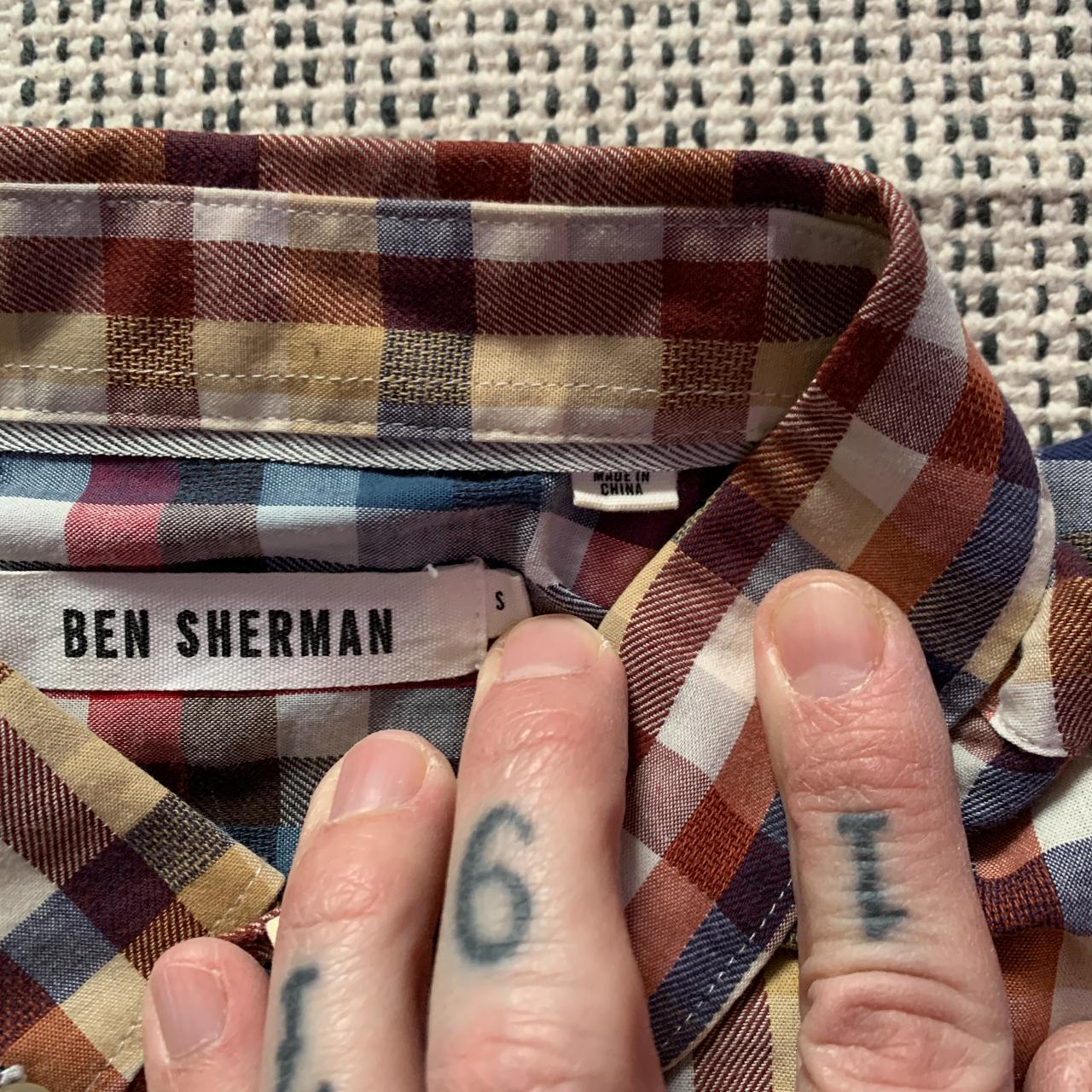 Ben Sherman Men's Orange Shirt (4)