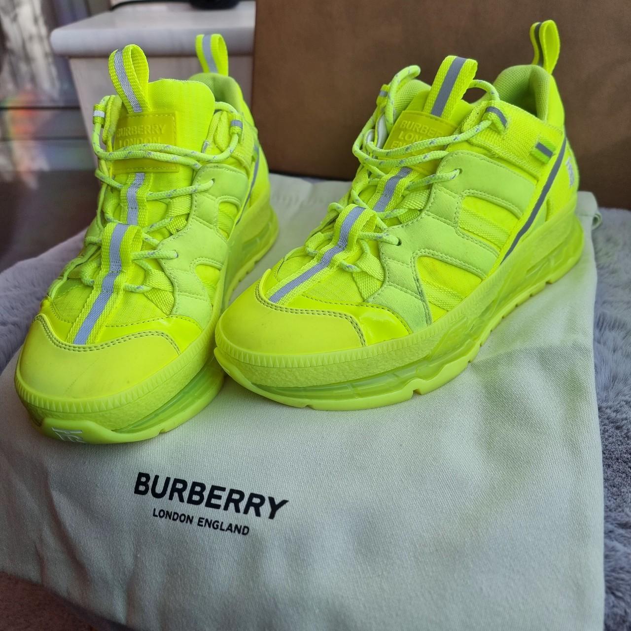 Burberry NEON Trainers Size UK 4.5 EU 37.5 I keep. Depop