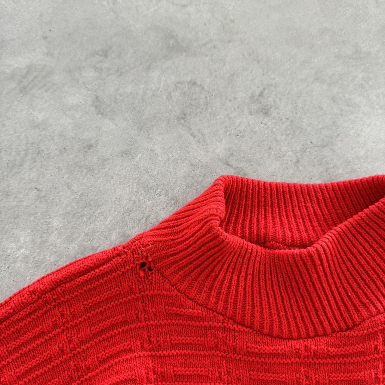 Men's Sweater - Red/Multi - L – vintage sweater n… - image 5