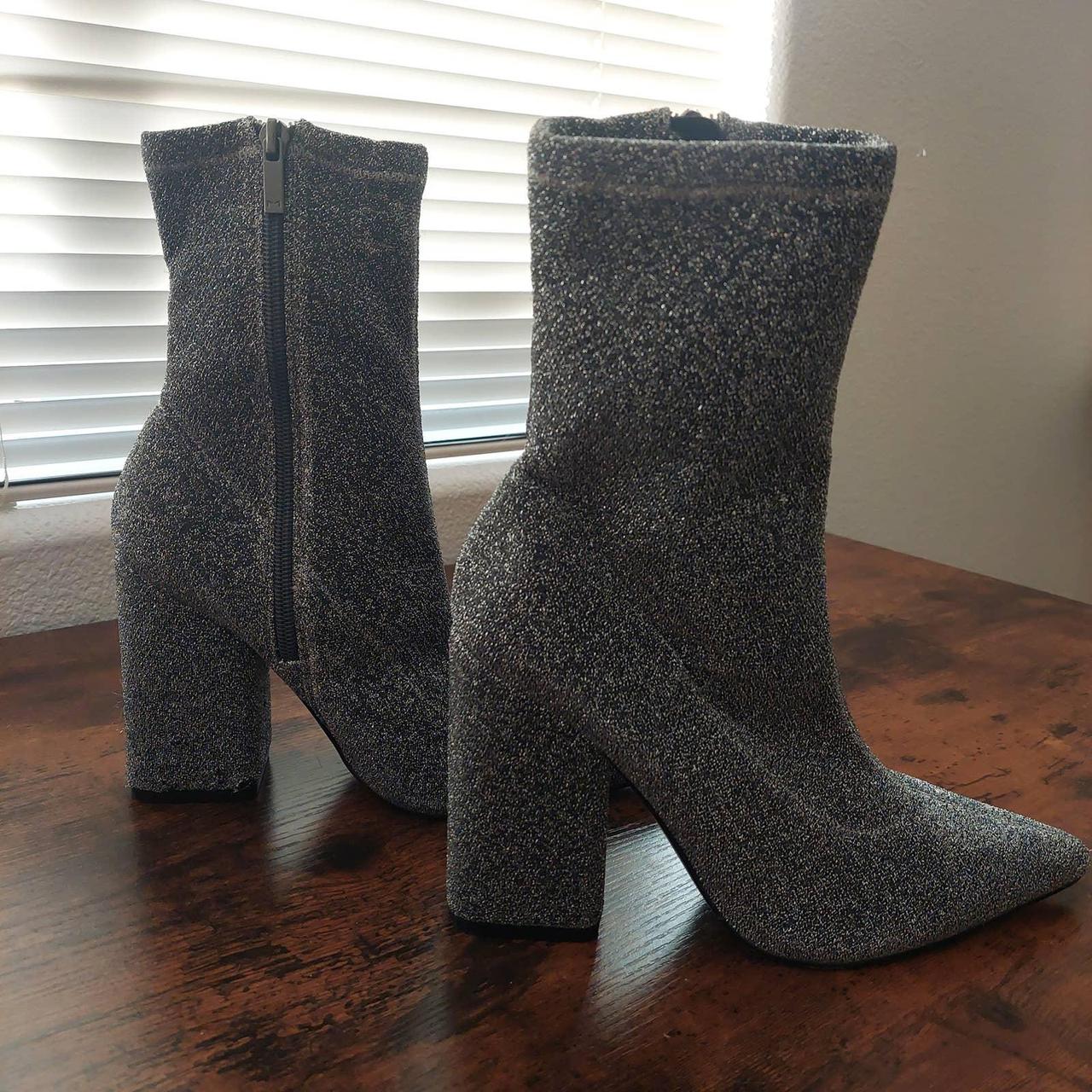 Marc fisher hot sale silver boots