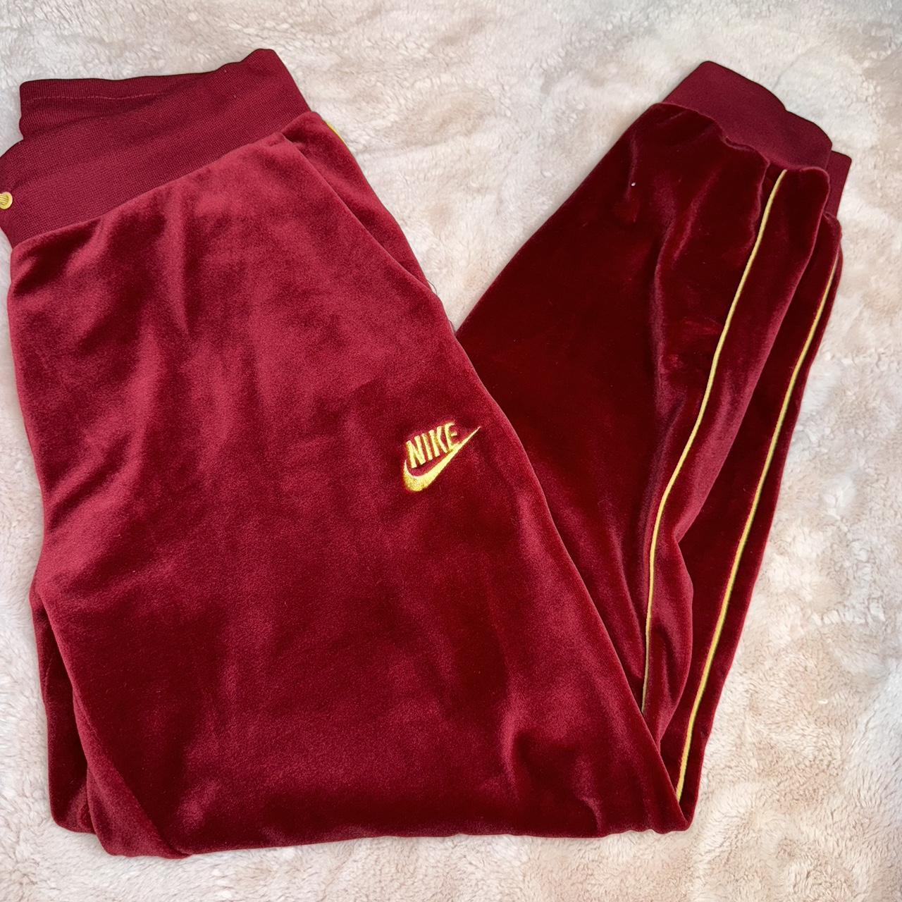 Nike velour track suit sweats Used but in great