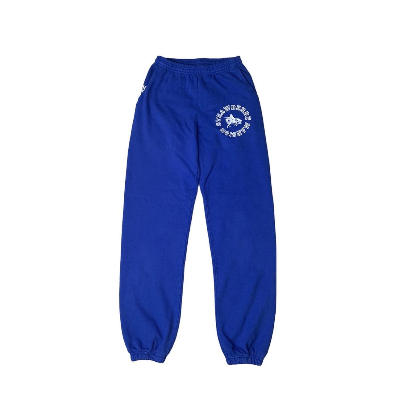 Unwanted Strawberry Mansion Blue Sweatpants Brand... - Depop