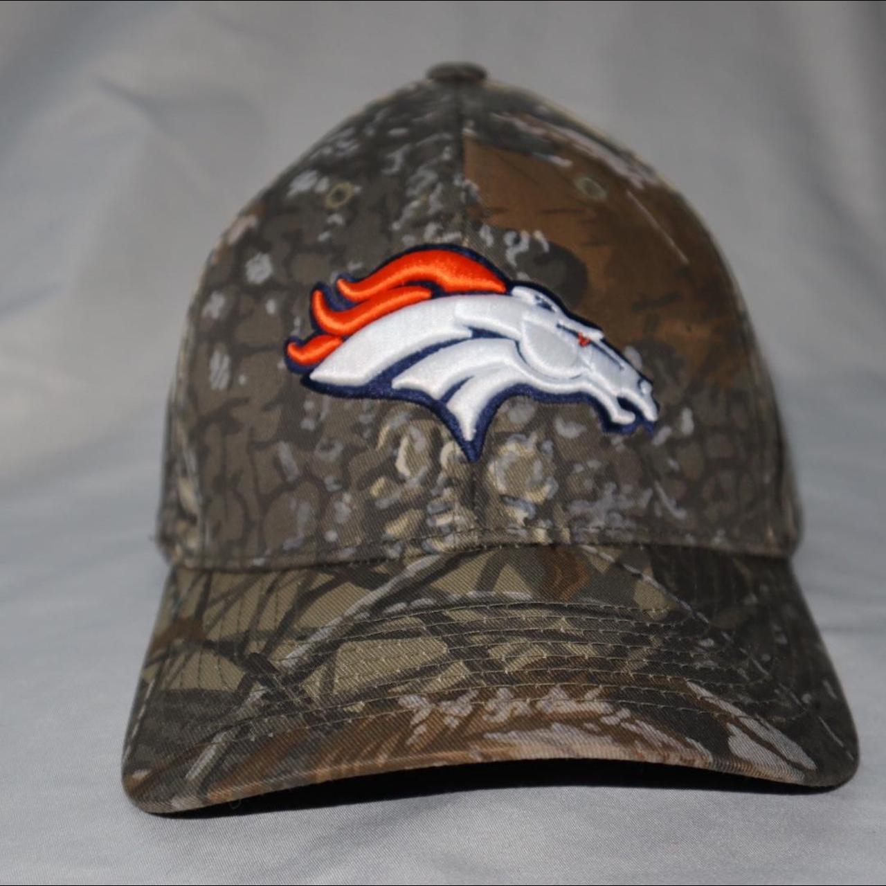 NFL Denver Broncos Camo Velcro Hat. - Depop