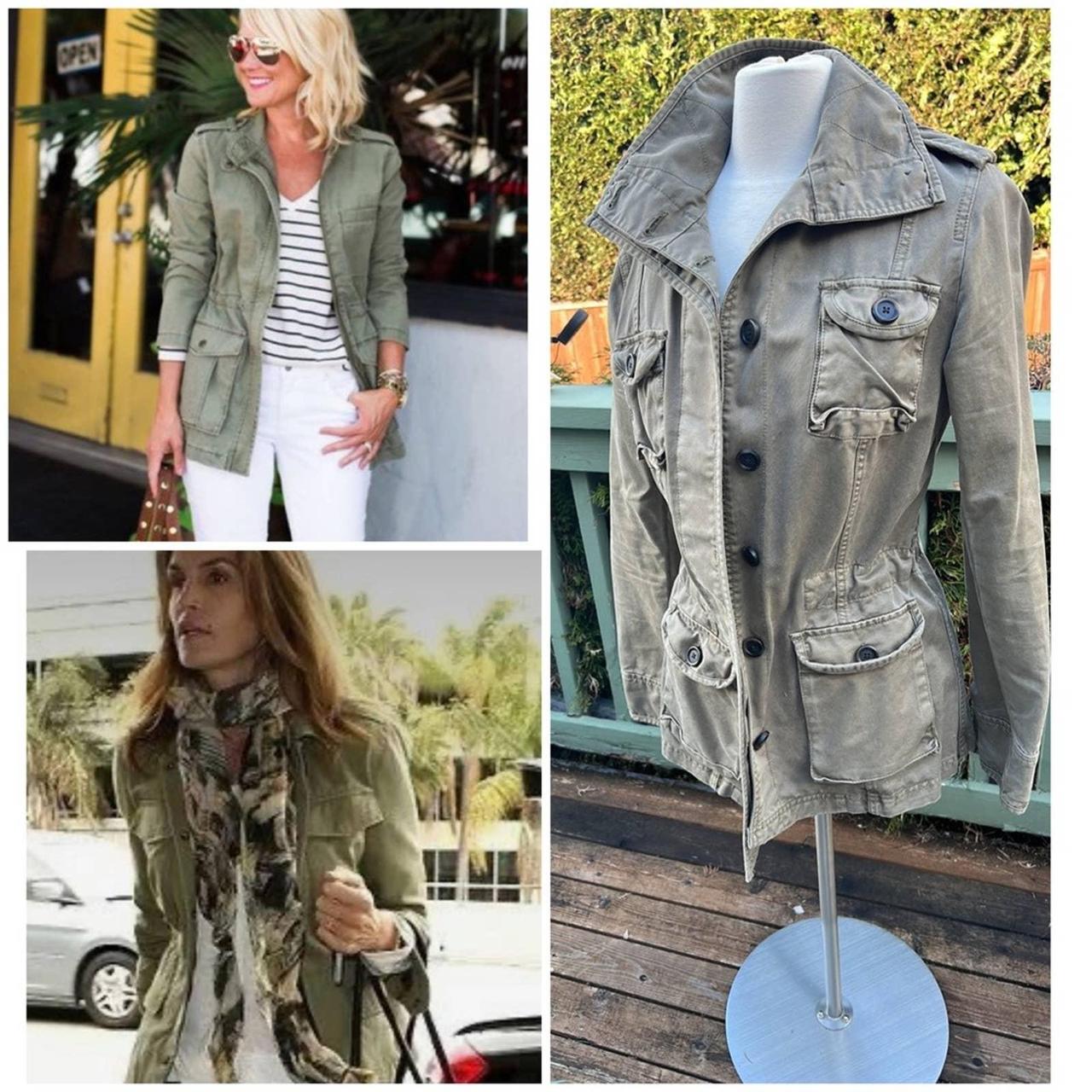 gap womens military jacket