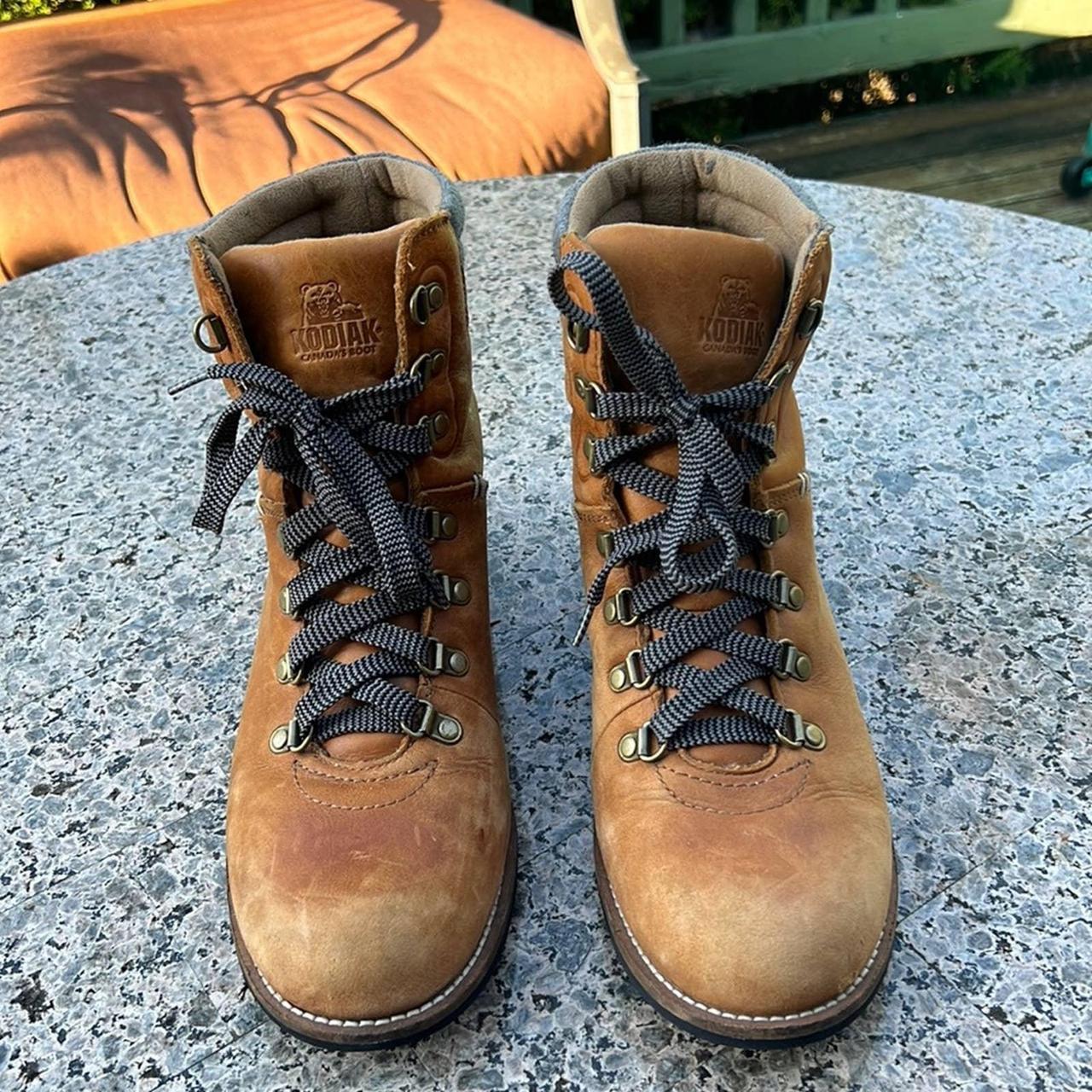 Kodiak Surrey II tan caramel hiking waterproof... - Depop