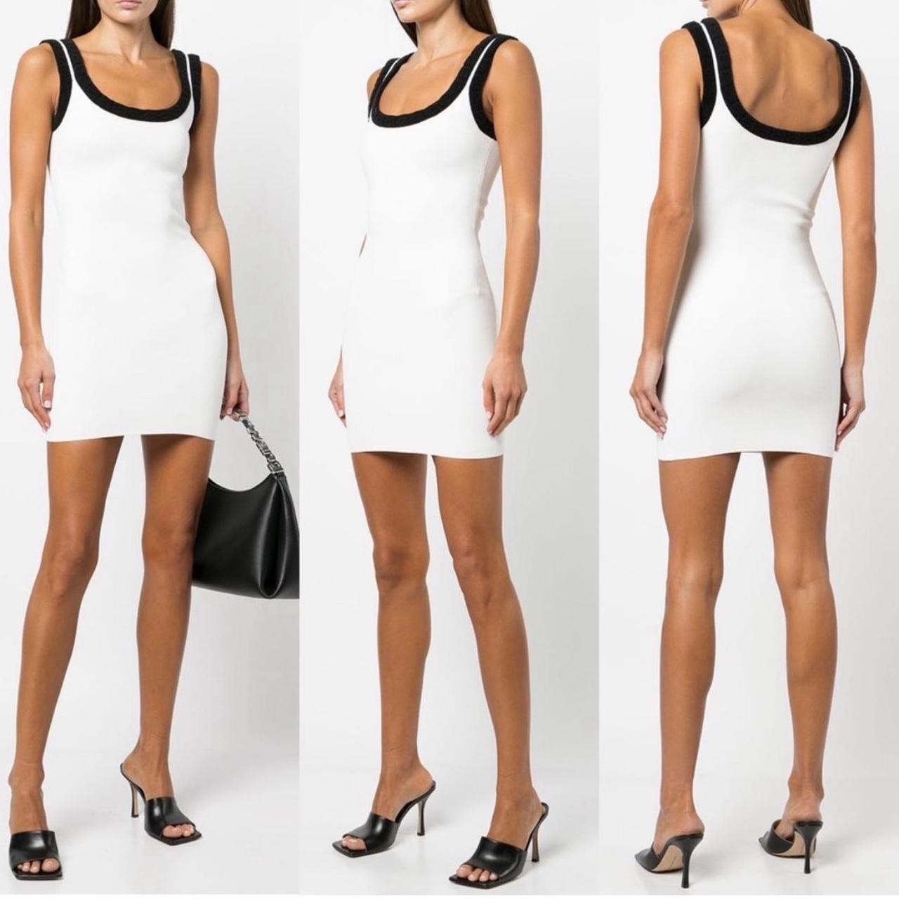 【ALEXANDER WANG】Jacquard mini dress/ミニ ドレス/ブラック/S ALEXANDER WANG】Jacquard mini dress/ミニ ドレス/ブラック/S