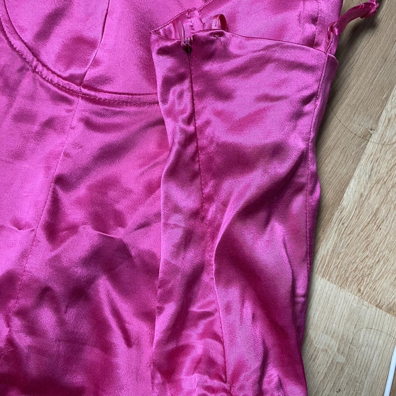 Pink bodysuit Going out🥂 Never worn Size 6 Zip... - Depop