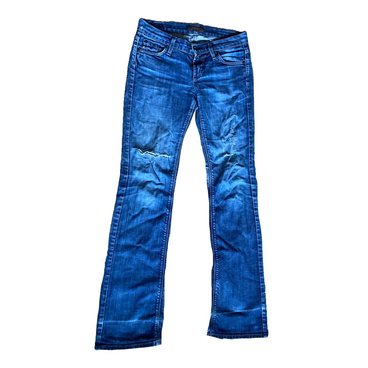 Vintage low rise jeans Dry aged denim W30 inseam30... Depop