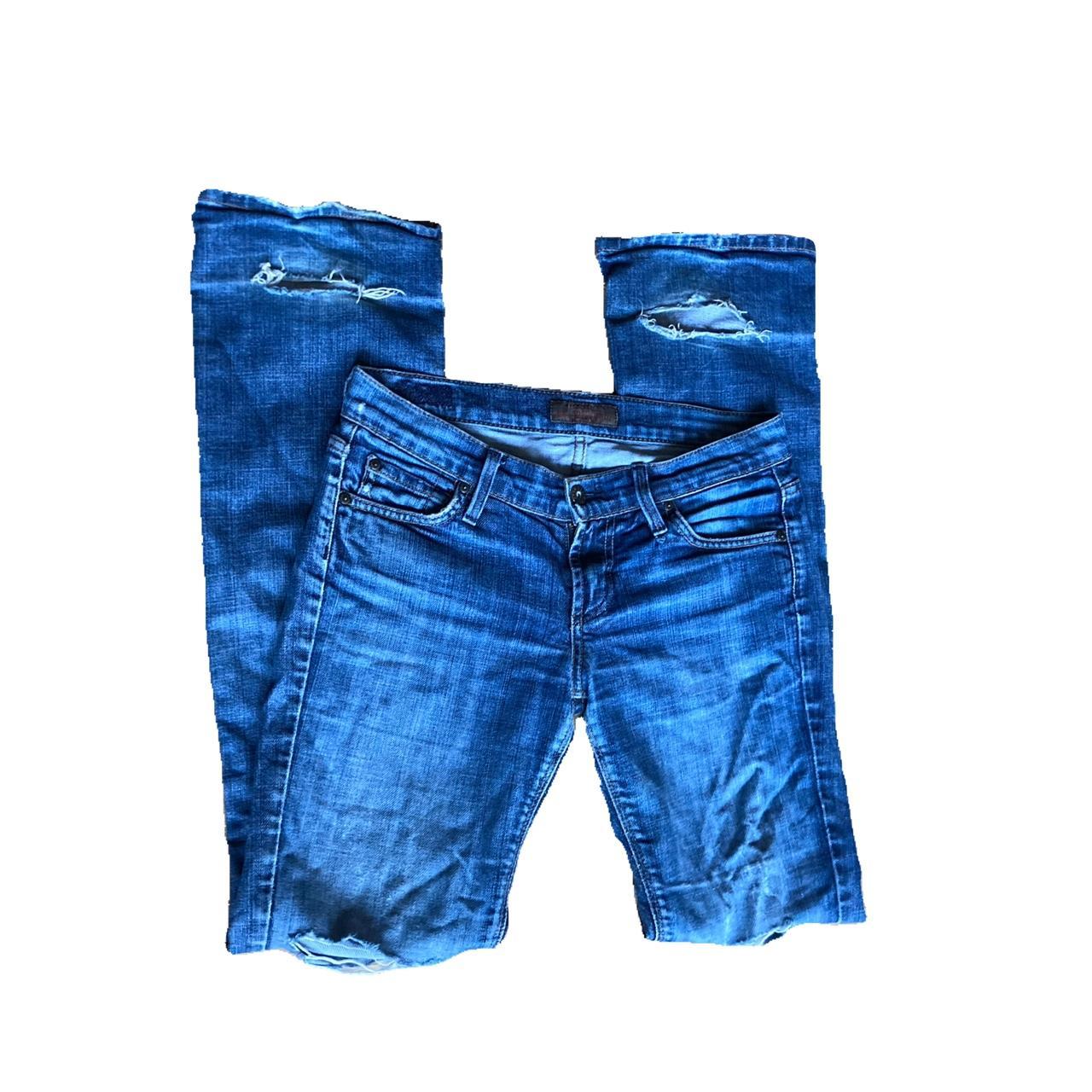 Vintage low rise jeans Dry aged denim W30 inseam30... Depop