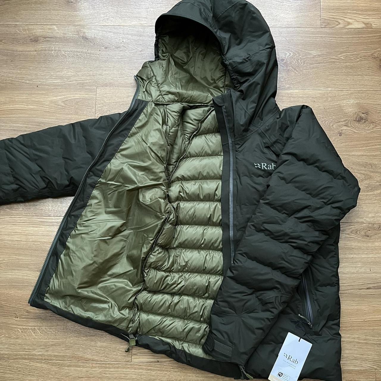 Rab Mens Valiance Waterproof Down Jacket In Army Depop