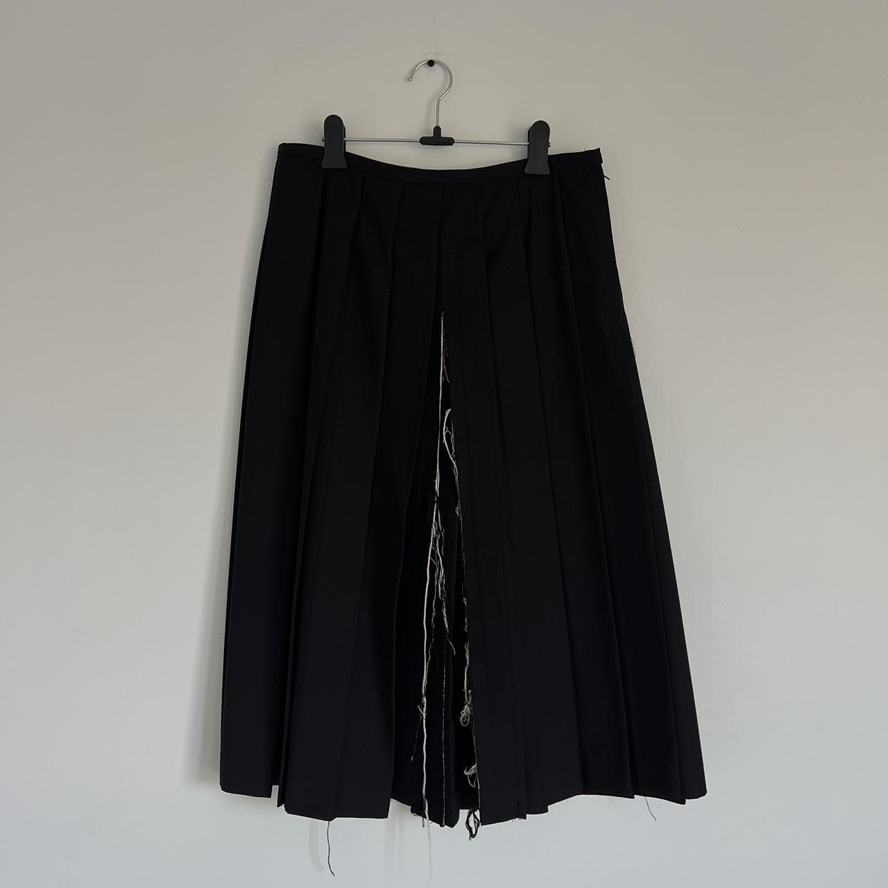 Shop Peche Becca skirt in black, size 25/26 worn... - Depop