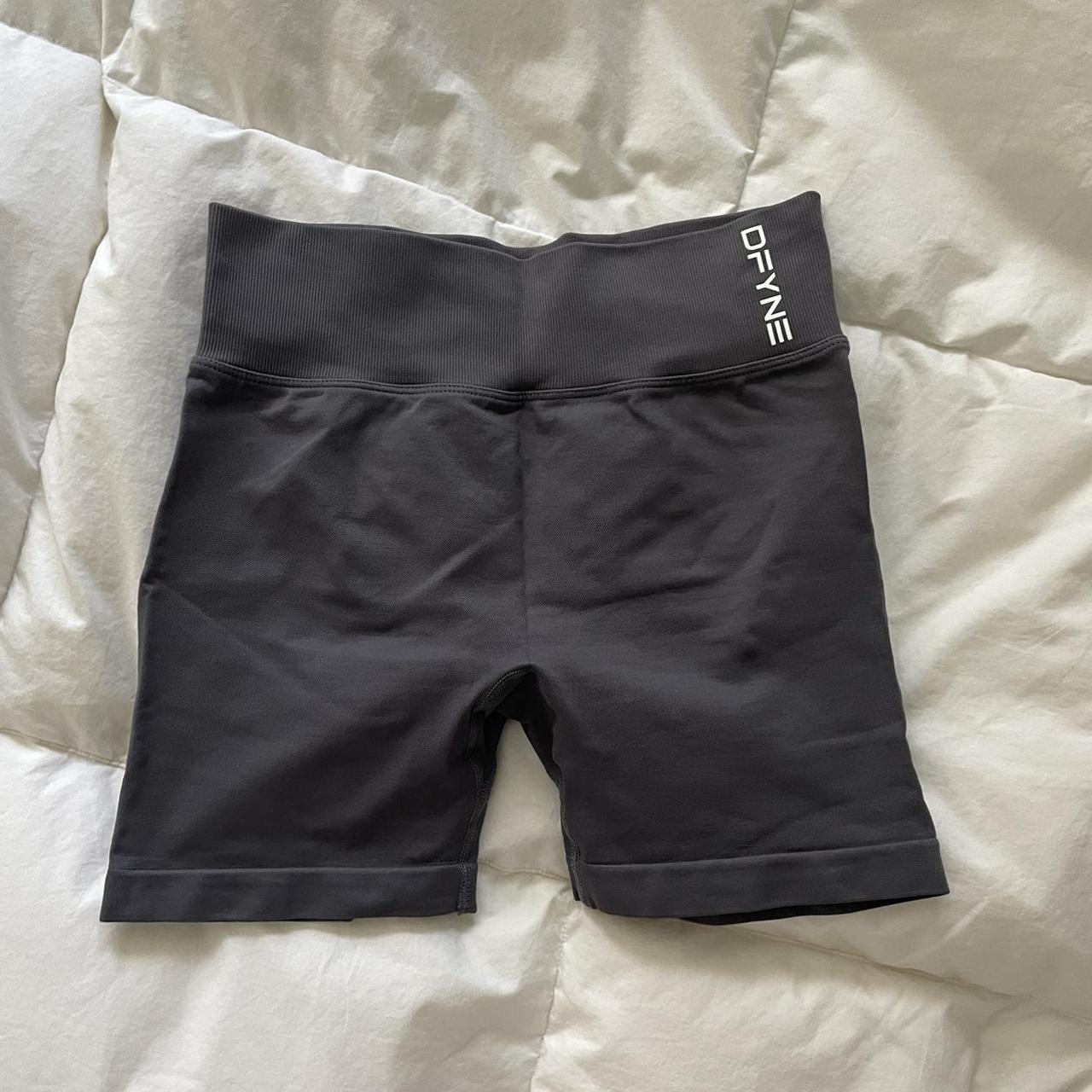 Dfyne charcoal grey shorts Brand new no tags Size... - Depop