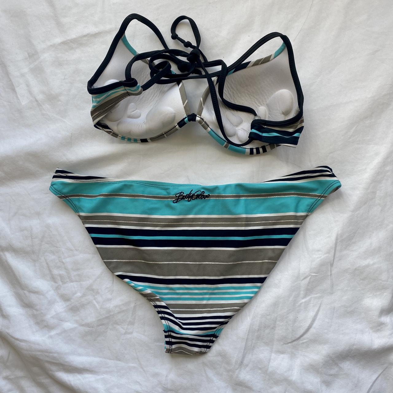 y2k bodyglove bikini set size: M (includes top and... - Depop