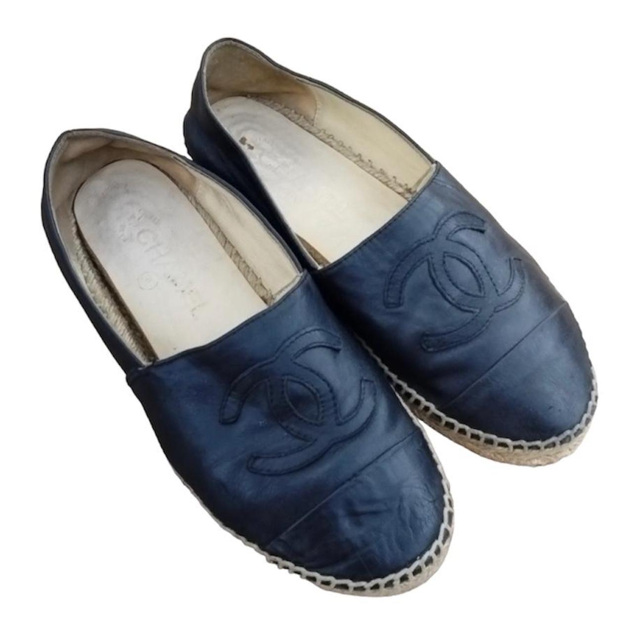 Navy blue sale chanel espadrilles