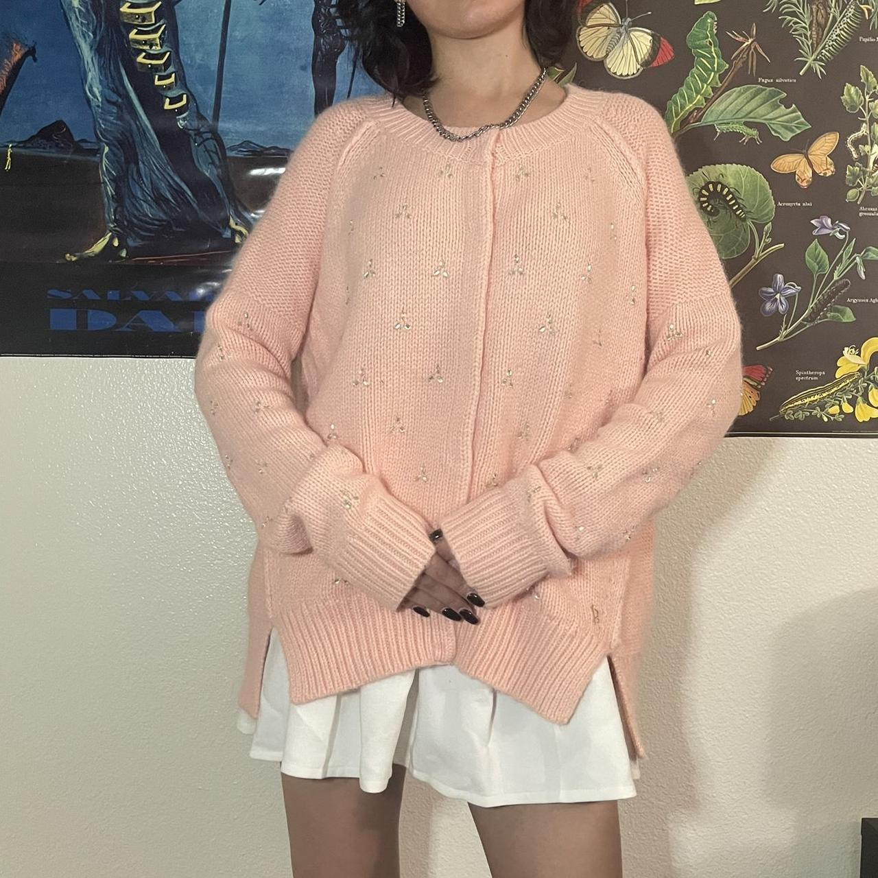 Light Pink Juicy Couture Sweater, Silver