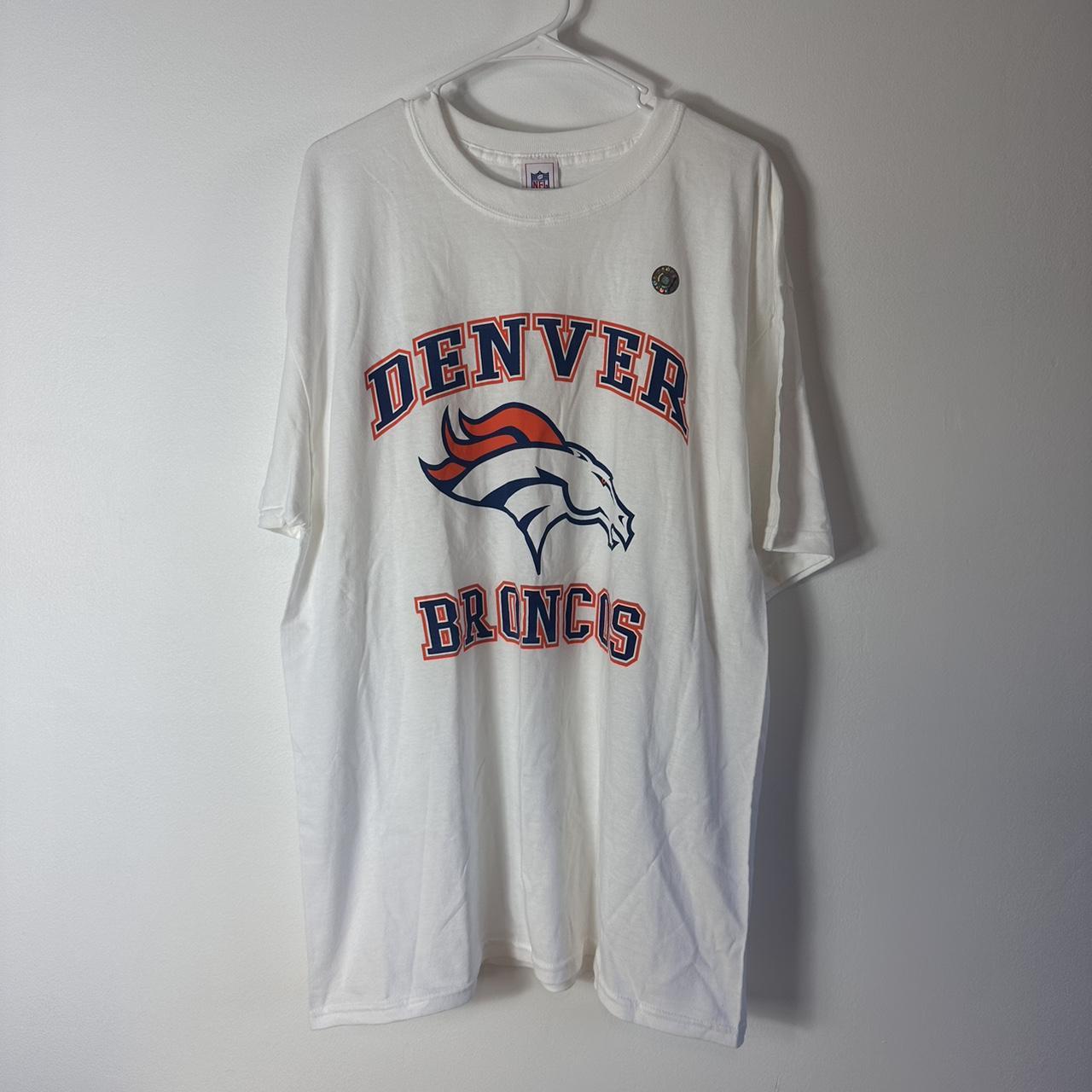 Denver Broncos Crop Top Denver Broncos NFL Black - Depop