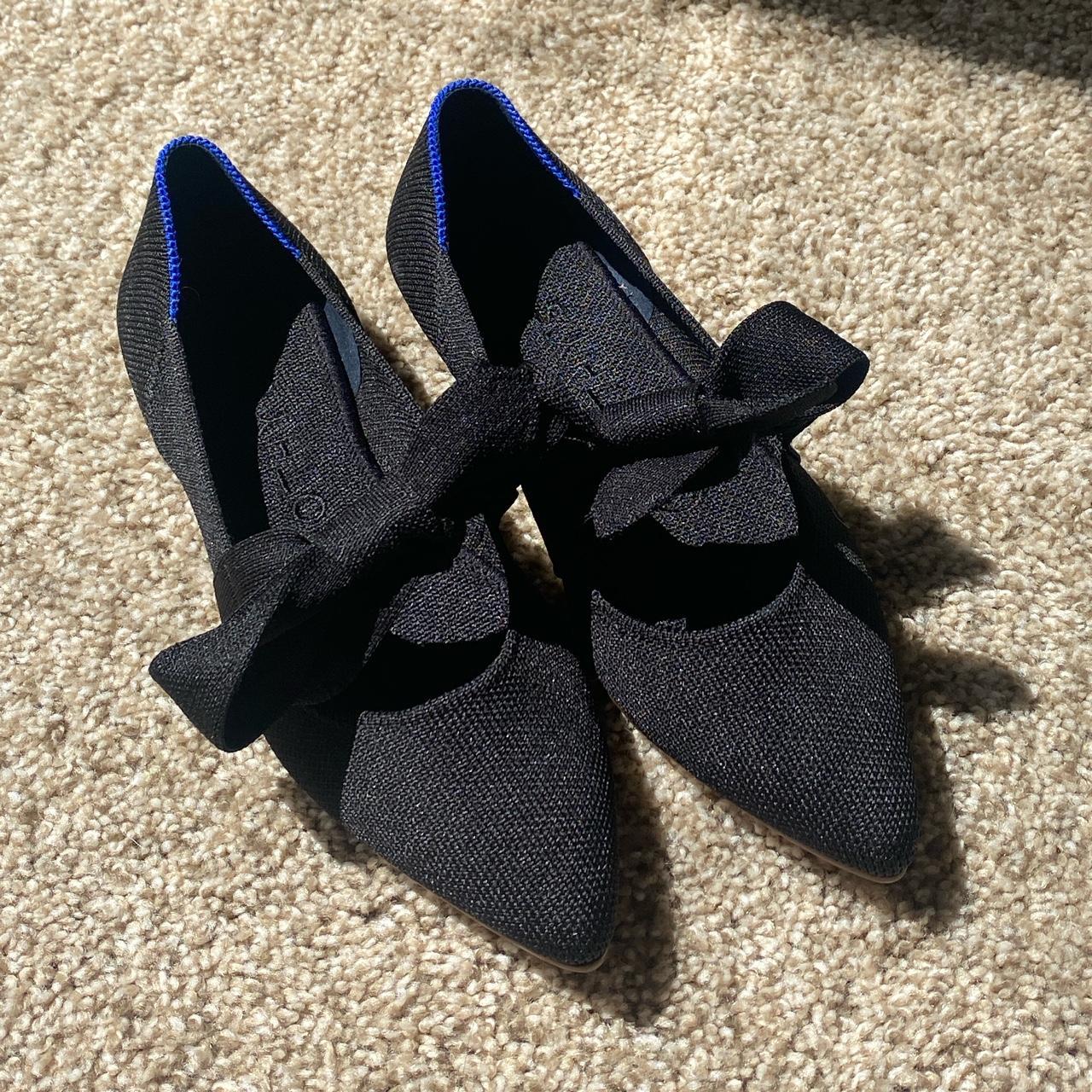 Rothy's Women's Black Ballet-shoes | Depop