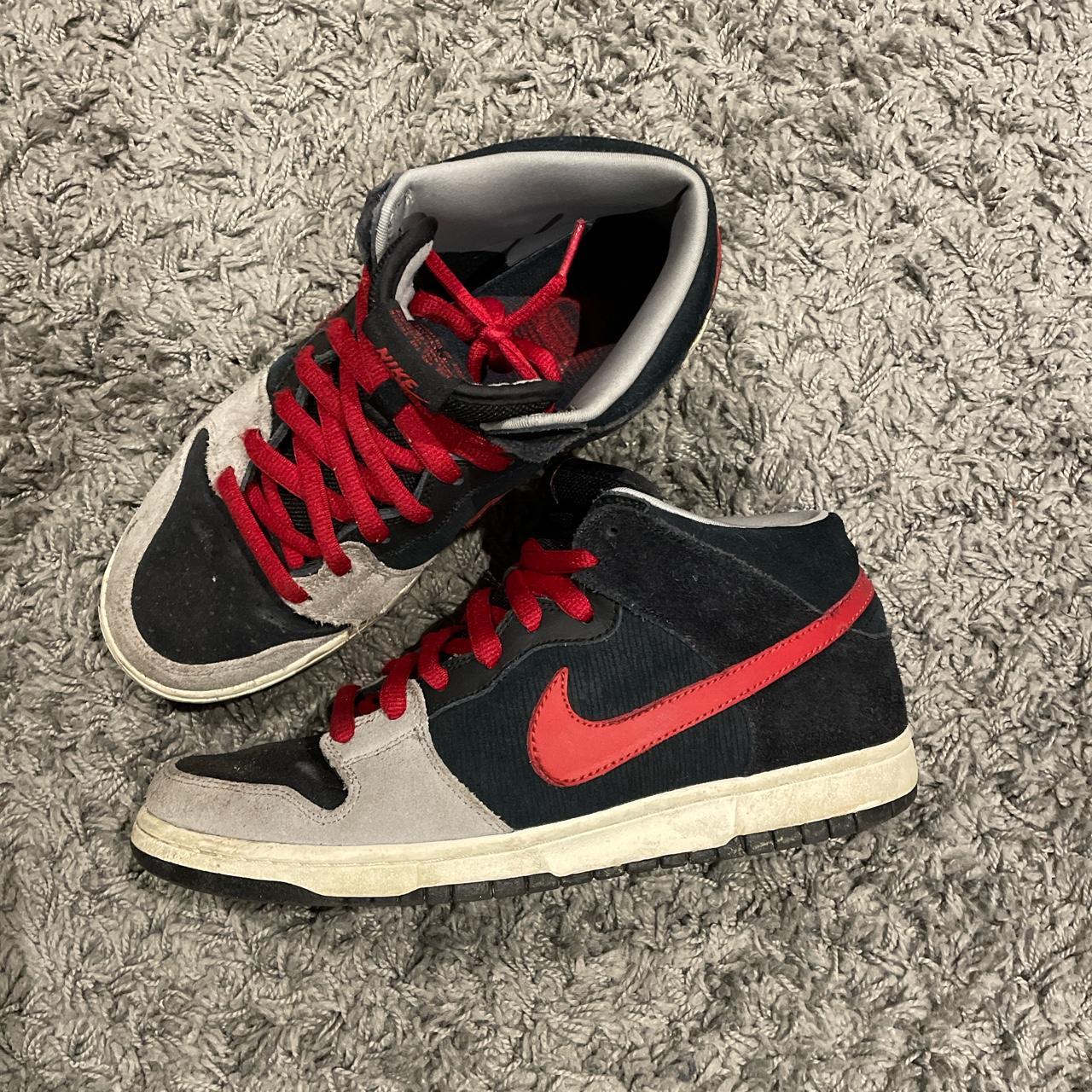 Nike SB dunk mid varsity red from 2017 UK 8 Depop