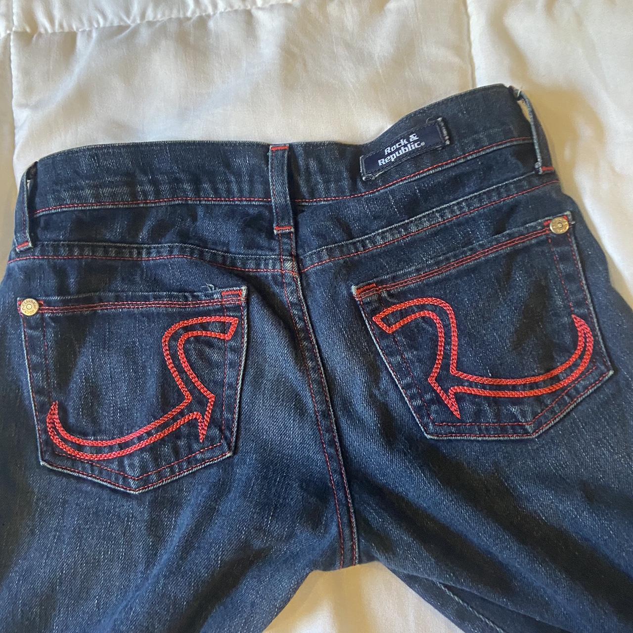 rock and republic bootcut jeans! soo cute just don’t... - Depop