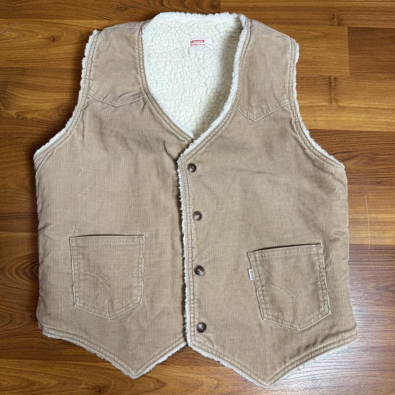 Levi's Men's Vest - Tan/Brown - M – Vintage 70s L… - image 1
