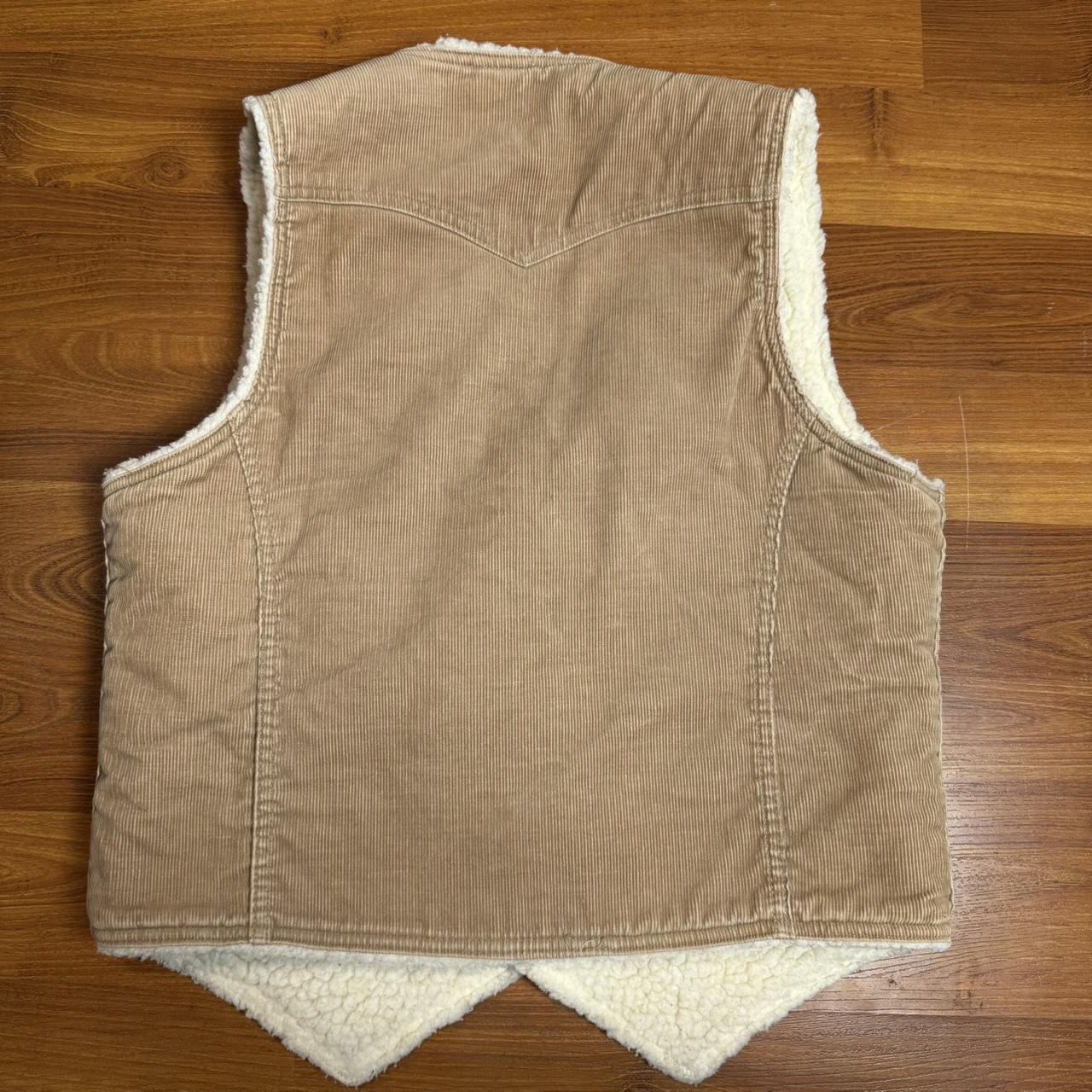 Levi's Men's Vest - Tan/Brown - M – Vintage 70s L… - image 2