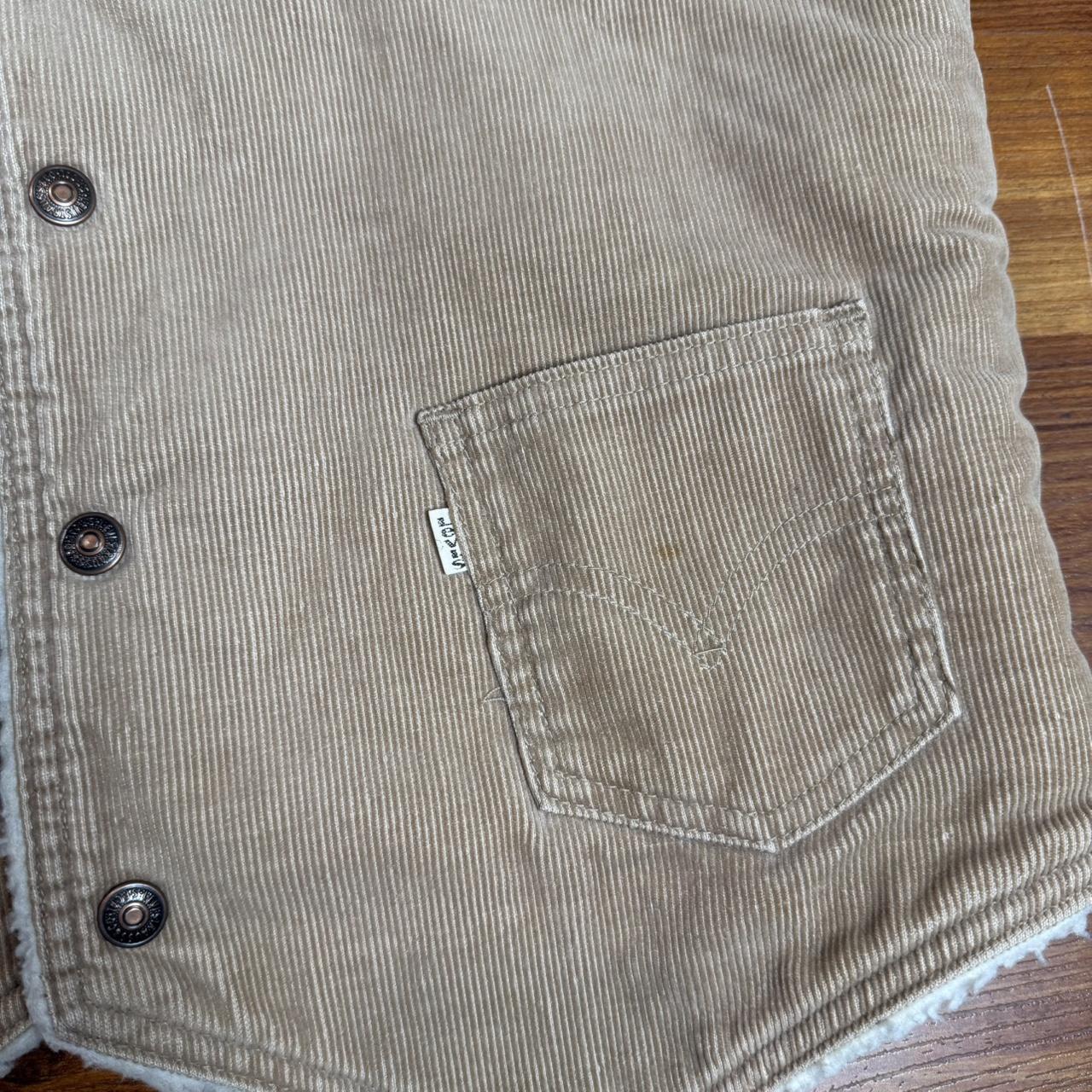 Levi's Men's Vest - Tan/Brown - M – Vintage 70s L… - image 7