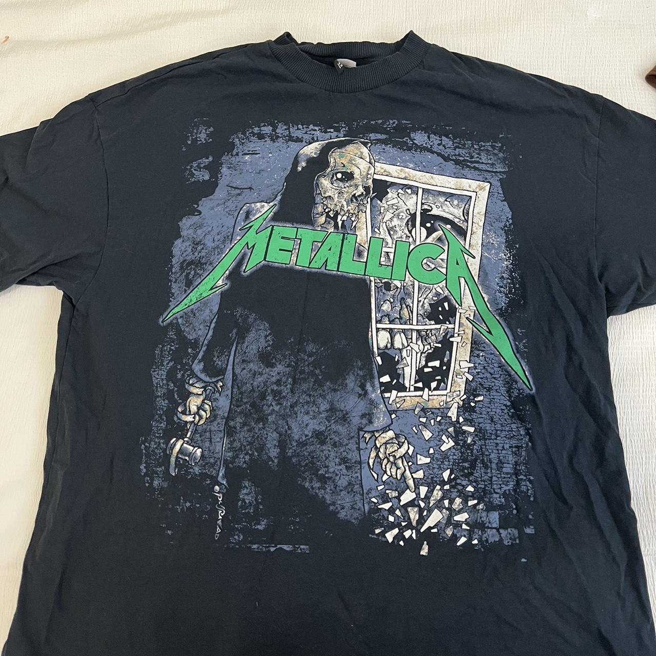 h&m metallica shirt. never worn. fits... Depop