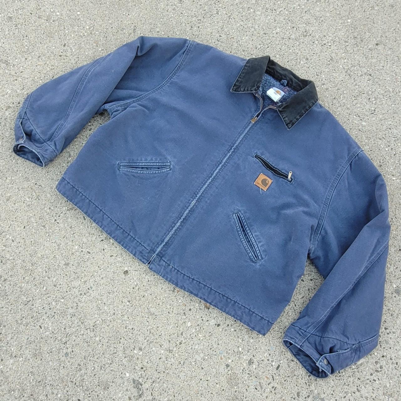 Vintage 90s Carhartt Blanket Lined Detroit Jacket Depop