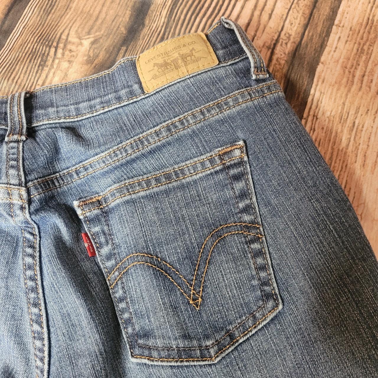 Vintage Levi's Denim 515 Jeans Sized 4 Short or 30... - Depop