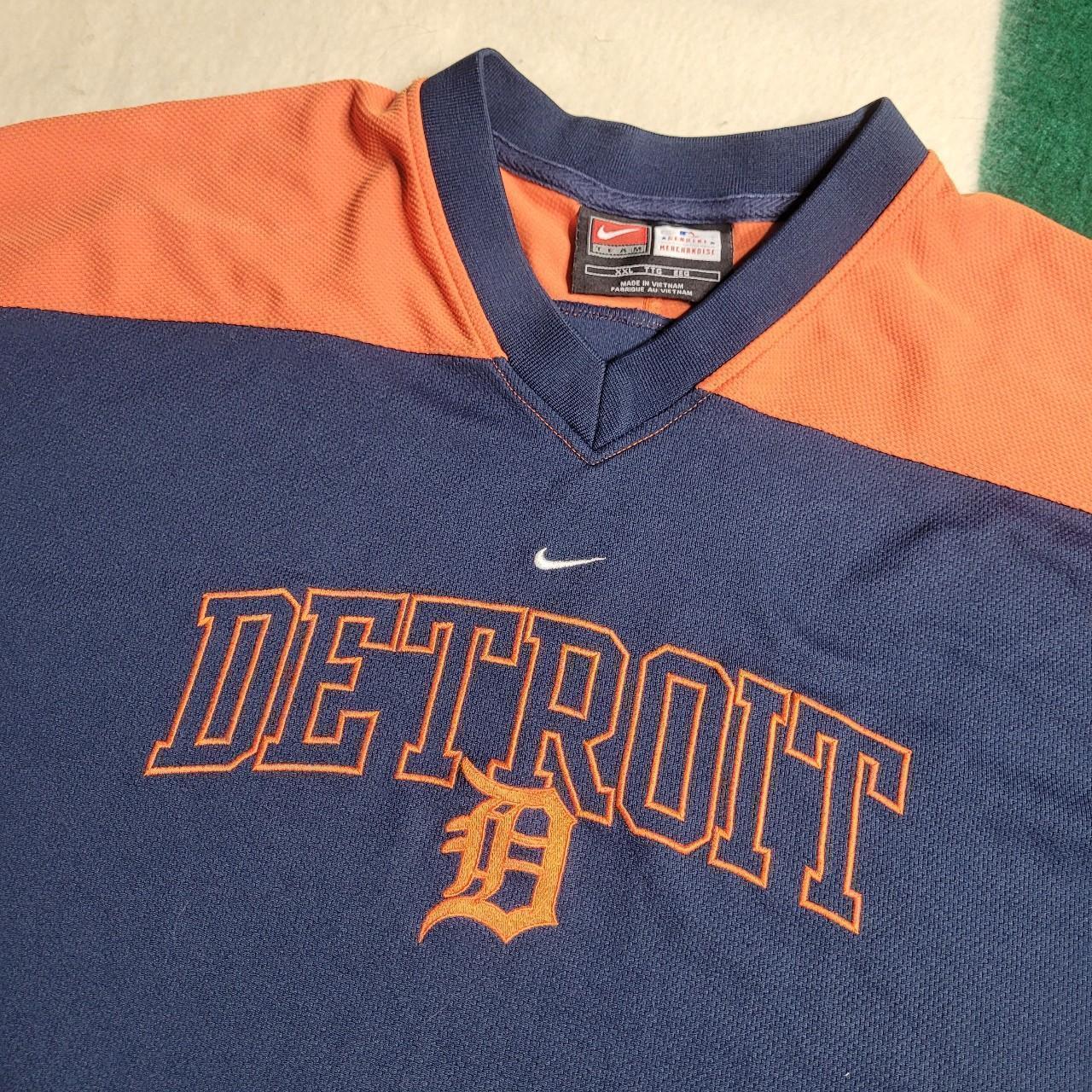 Y2K Detroit Tigers baseball shirt, great condition - Depop