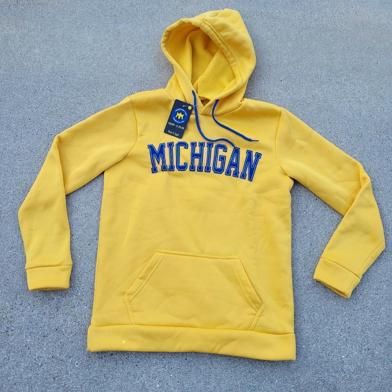 Deadstock University of Michigan Hoodie Free... - Depop