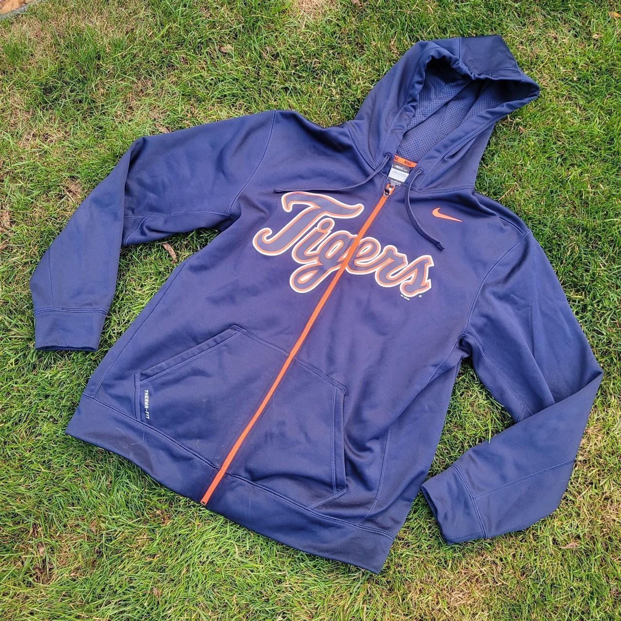 2000's Nike Detroit Tigers Baseball Jacket - Size: - Depop