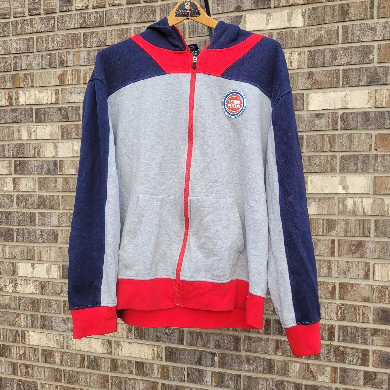 Vintage 00s Detroit Pistons Bootleg Hoodie Size XL Depop