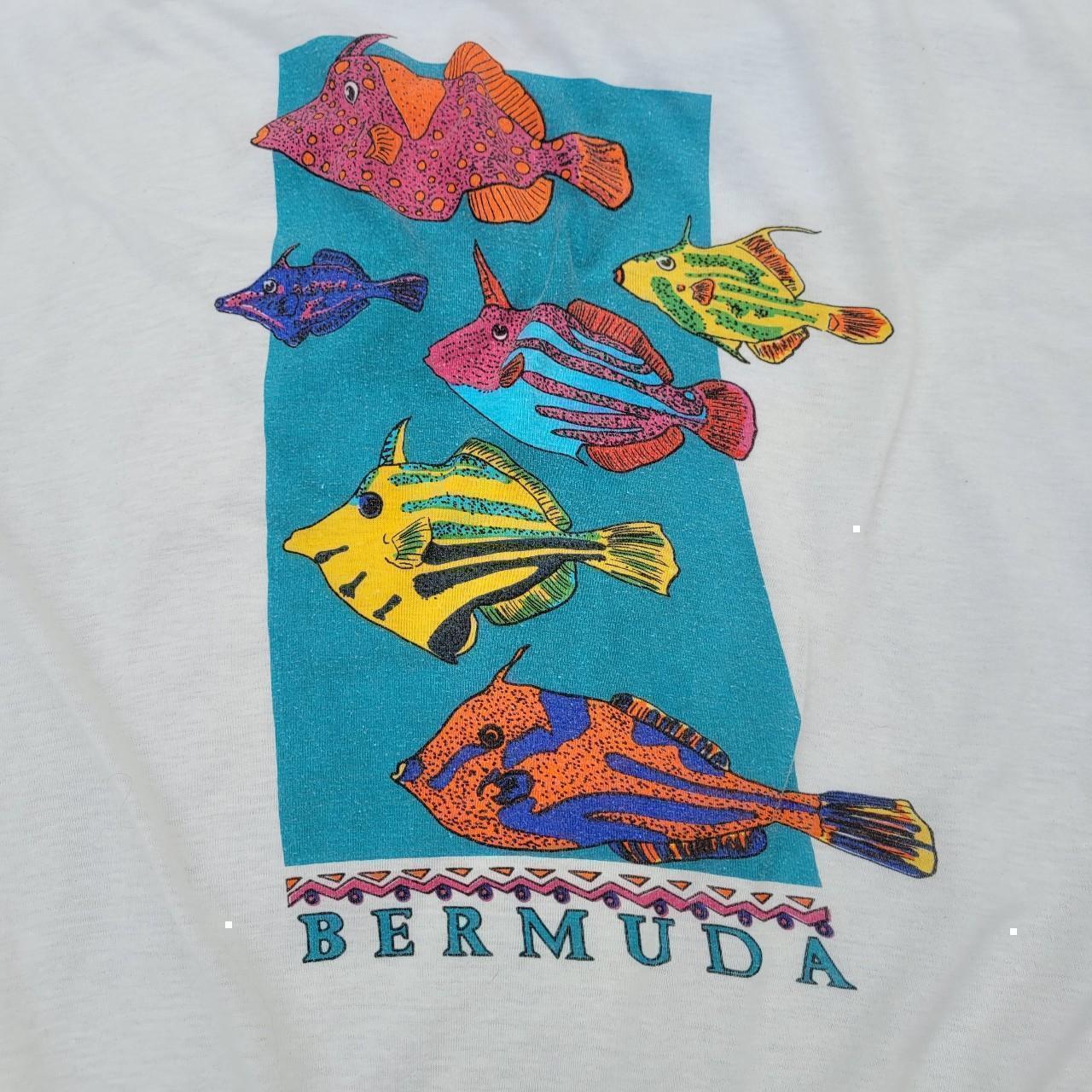 Tropical Fish T Shirt Mens Size XL Vintage 90s Coral - Depop